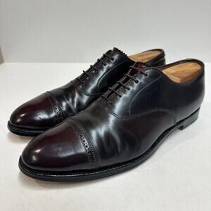 NEW HEELS Alden 9015 Color 8 Shell Cordovan Perf Tip Bal Oxford Made USA 10.5 B